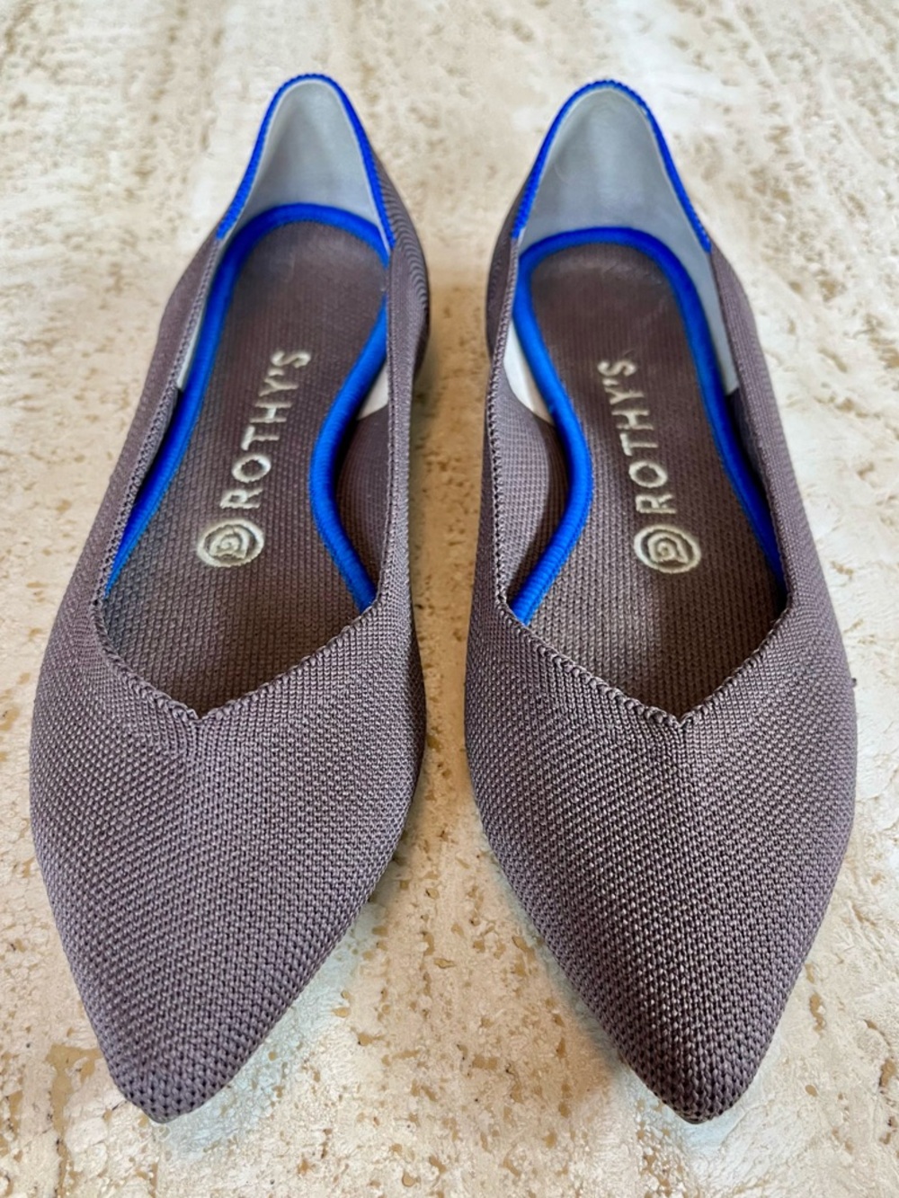 Rothy’s • The Point Flats • Mink Brown (Retired) • Size 8